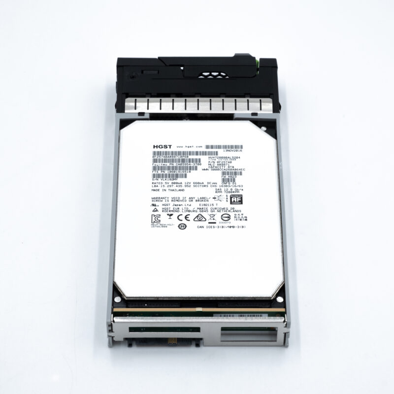 FUJITSU HDD 8TB 3.5" 7.2K SAS 12G DX1/200 DX60 S3 - CA08226-E076 CA05954-3766 CA07670-E166 25