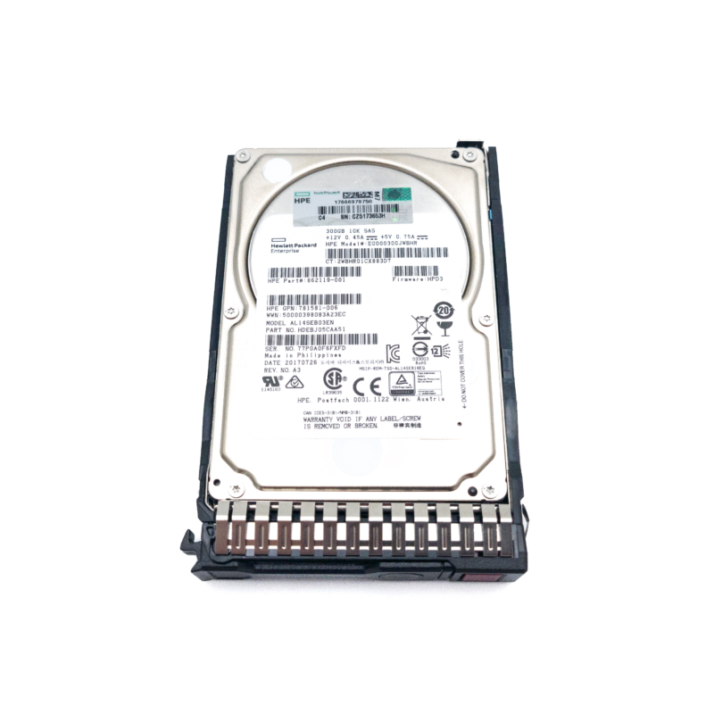 HPE 300GB SAS 10K 6G 2.5 - 862119-001 1